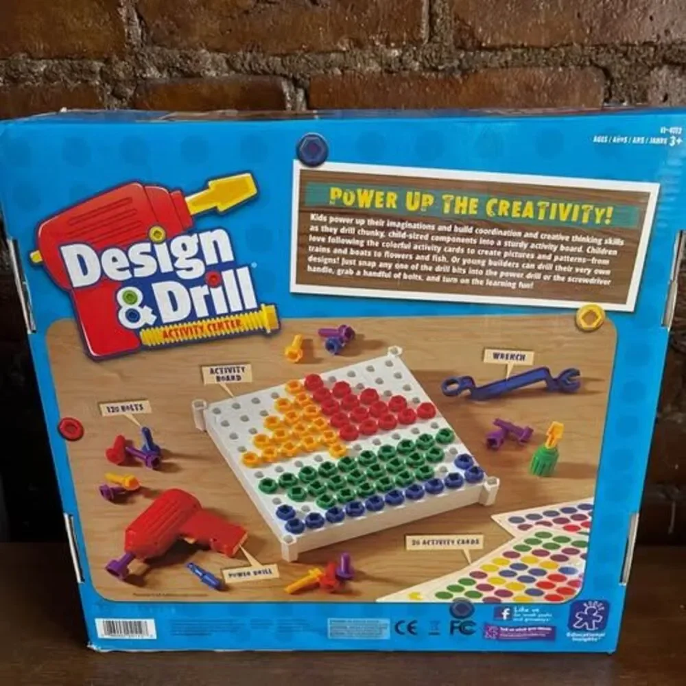 Design & Drill Activity Center PowerTools AGES 3+ Fun & Educational Insights